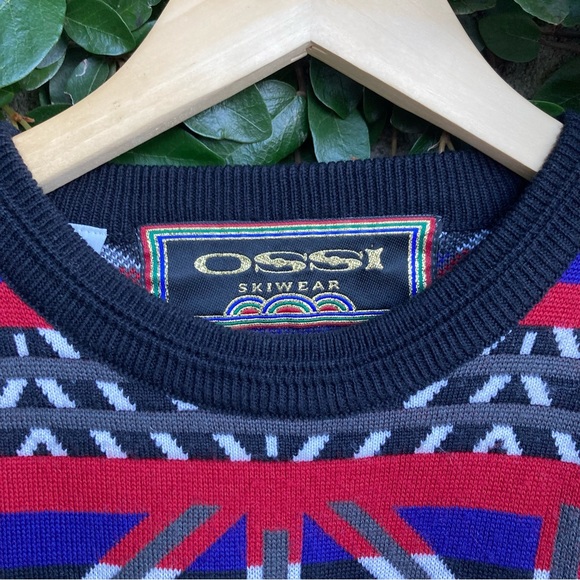 OSSI Skiwear Acrylic and Wool Blend Knit Sweater - Picture 5 of 10